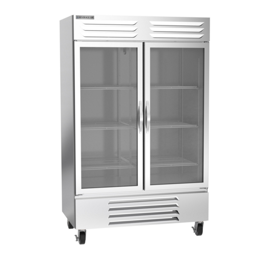 Beverage-Air FB49HC-1G 52" 2 Section Glass Door Reach-In Freezer