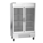 Beverage-Air FB49HC-1G 52" 2 Section Glass Door Reach-In Freezer