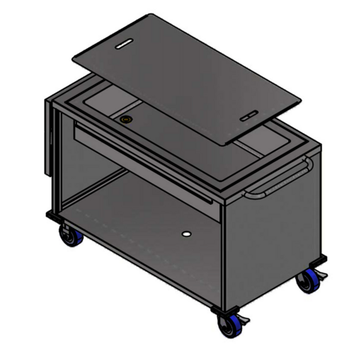 Winholt SS-BC-2748-INSULIB-FS18-HDC 28 5/8" Ice Bin