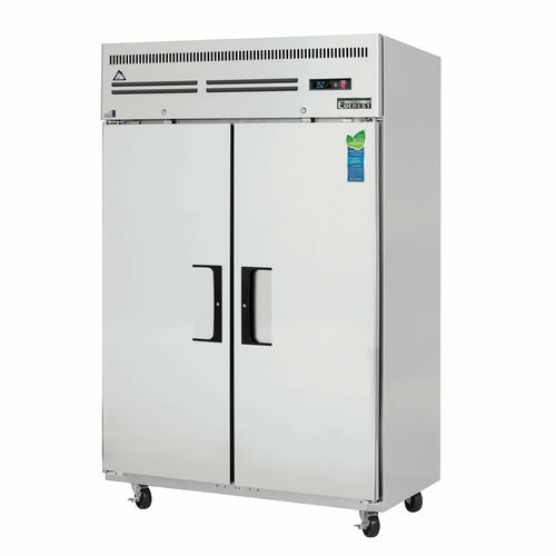 Everest ESR2 49 5/8" 2 Section Solid Door Reach-In Refrigerator