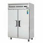 Everest ESR2 49 5/8" 2 Section Solid Door Reach-In Refrigerator