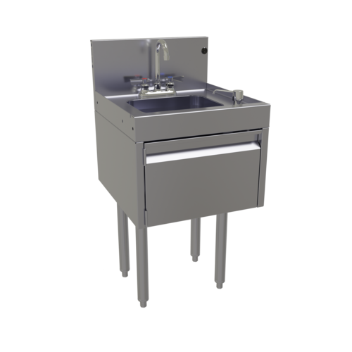 Glastender DHSA-18 18" Underbar Sink