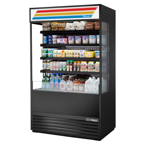 True TOAM-48GS-HC~TSL01 48" Open Air Merchandiser