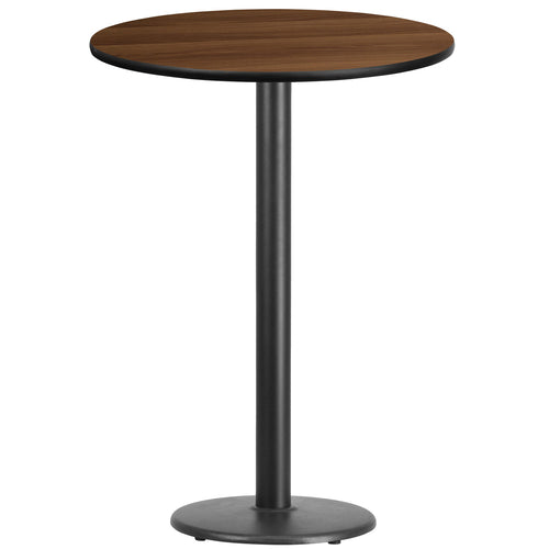 Flash Furniture XU-RD-30-WALTB-TR18B-GG Dining Table