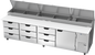 Beverage-Air DPD119HC-9 119" 1 Door Pizza Prep Table