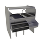 Glastender PSA-42R 42" Underbar Ice Bin / Cocktail Station