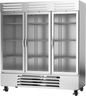 Beverage-Air FB72HC-1G 75" 3 Section Glass Door Reach-In Freezer