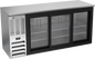 Beverage-Air BBN72HC-F-GS-S 72" Glass Door Back Bar Cooler
