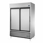 True TSD-47-HC 54 1/8" 2 Section Solid Door Reach-In Refrigerator