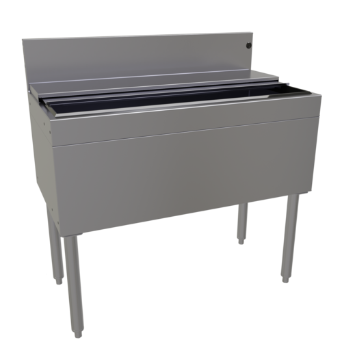 Glastender IBA-36 36" Underbar Ice Bin / Cocktail Station