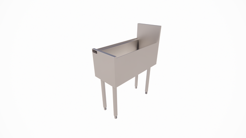 Perlick TSCE12IBW 12" Underbar Bottle Storage Bin