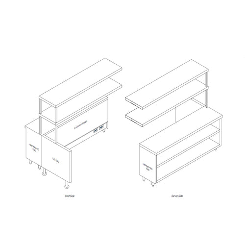 Randell RCC-50.5 50 1/2" Work Table