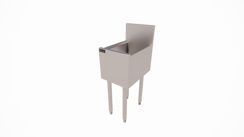 Perlick TSC12IBW 12" Underbar Bottle Storage Bin