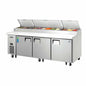Everest EPPR3 93 1/8" 3 Doors Pizza Prep Table
