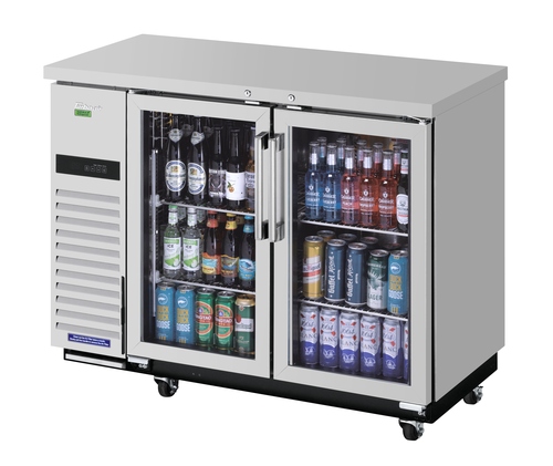 Turbo Air TBB-24-48SGSD-N 49 1/8" Glass Door Back Bar Cooler