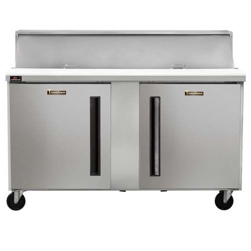 Traulsen CLPT-6024-SD-RR 60 1/2" 2 Doors 24 Pan Mega Top Sandwich / Salad Prep Table