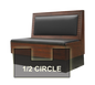 DM Seating DBWPS-42-PAD-12 Booth
