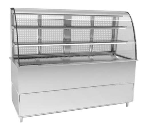 RPI VIAS5-27-R-CV-SC-INS 69 7/8" Refrigerated Display Case