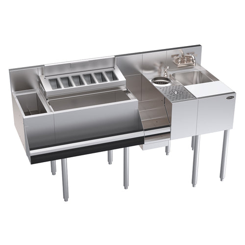 Krowne KR24-MX60-10 60" Underbar Ice Bin / Cocktail Station