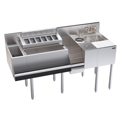Krowne KR24-MX60-10 60" Underbar Ice Bin / Cocktail Station