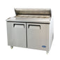 Atosa MSF3615GR 36 1/4" 2 Doors 15 Pan Mega Top Sandwich / Salad Prep Table