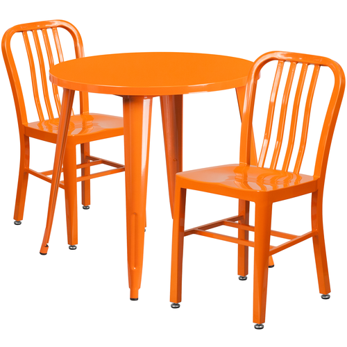 Flash Furniture CH-51090TH-2-18VRT-OR-GG Patio Dining Set