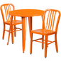 Flash Furniture CH-51090TH-2-18VRT-OR-GG Patio Dining Set