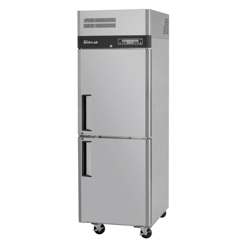 Turbo Air M3RF19-2-N(-L) 25 1/8" 1 Section Solid Door Reach-In Refrigerator Freezer