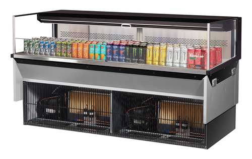 Turbo Air TOM-72L-UF-W(B)-1SI-N 78 7/8" Refrigerated Display Case