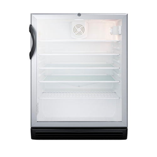 Summit SCR600BGLBIADA 23 5/8" Refrigerated Merchandiser