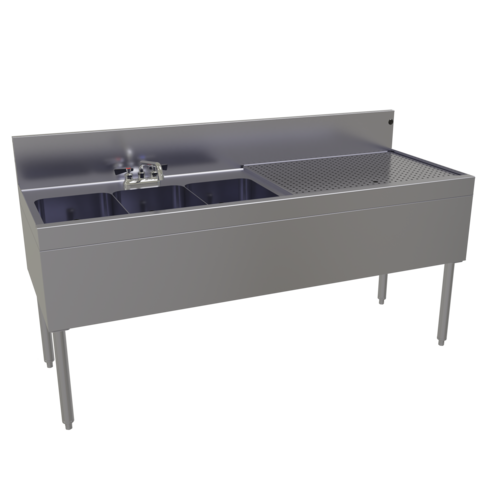 Glastender TSB-66L-S 66" Underbar Sink