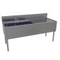 Glastender TSB-66L-S 66" Underbar Sink