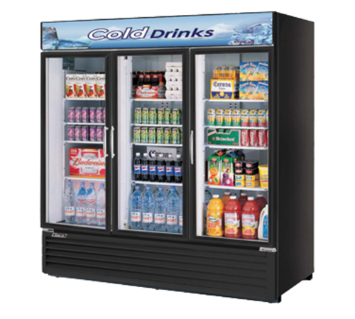 Turbo Air TGM-72RS(B)-N 78" 3 Section Refrigerated Merchandiser