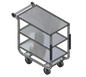 Winholt UC-3-2133SS 18" Cart
