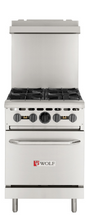 Wolf WX24-4BP-QS-COMMANDER 24" Gas Restaurant Range
