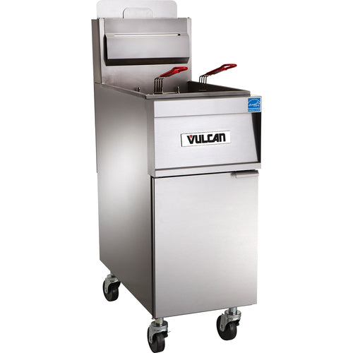 Vulcan 4TR65CF 84" (4) 65 lb Gas Fryer Battery