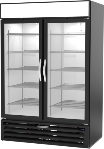 Beverage-Air MMRF49HC-1-A-BW 52" 2 Section Refrigerated Merchandiser