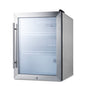 Summit SCR314LCSS 18 7/8" Refrigerated Merchandiser