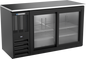 Beverage-Air BBN58HC-F-GS-B 58" Glass Door Back Bar Cooler
