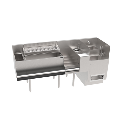 Krowne KR24-TCS76F 76" Underbar Ice Bin / Cocktail Station