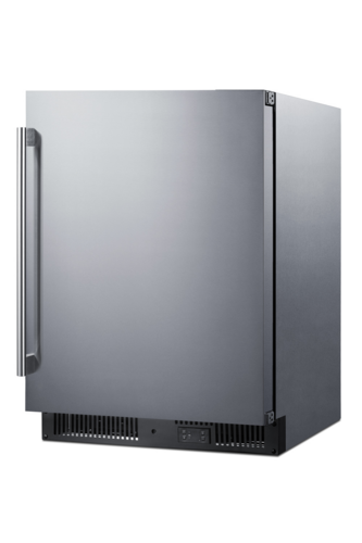 Summit ALFZ53CSS 23 5/8" Solid Door Undercounter Freezer