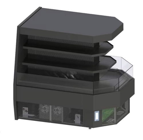 Axis HKMI-60-EC-S 59" Open Air Merchandiser