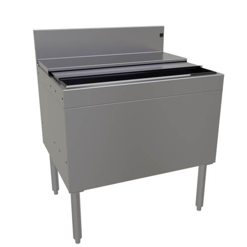 Glastender IBB-30-CP10-ED 30" Underbar Ice Bin / Cocktail Station