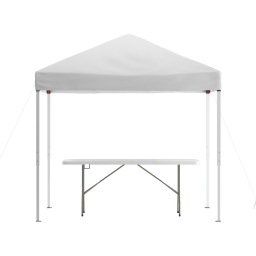 Flash Furniture JJ-GZ88183Z-WH-GG 94" Patio Umbrella