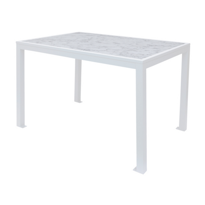 BFM Seating PH4L3672PRWH 72" Dining Table