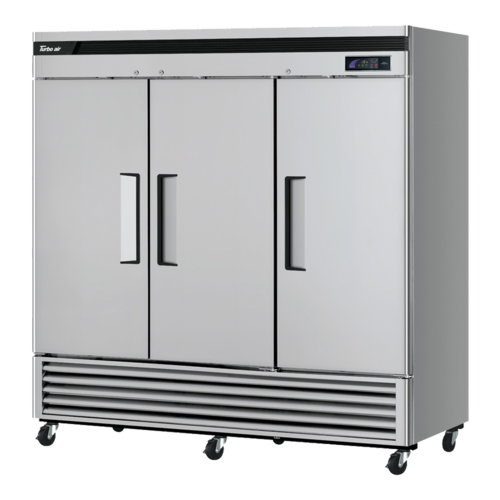 Turbo Air TSF-72SD-N 81 7/8" 3 Section Solid Door Reach-In Freezer