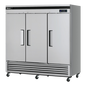 Turbo Air TSF-72SD-N 81 7/8" 3 Section Solid Door Reach-In Freezer