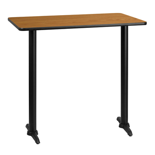 Flash Furniture XU-NATTB-3042-T0522B-GG Dining Table