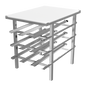 Winholt CR-54PT-ST 35" Storage Rack