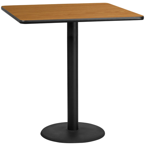 Flash Furniture XU-NATTB-4242-TR24B-GG Dining Table
